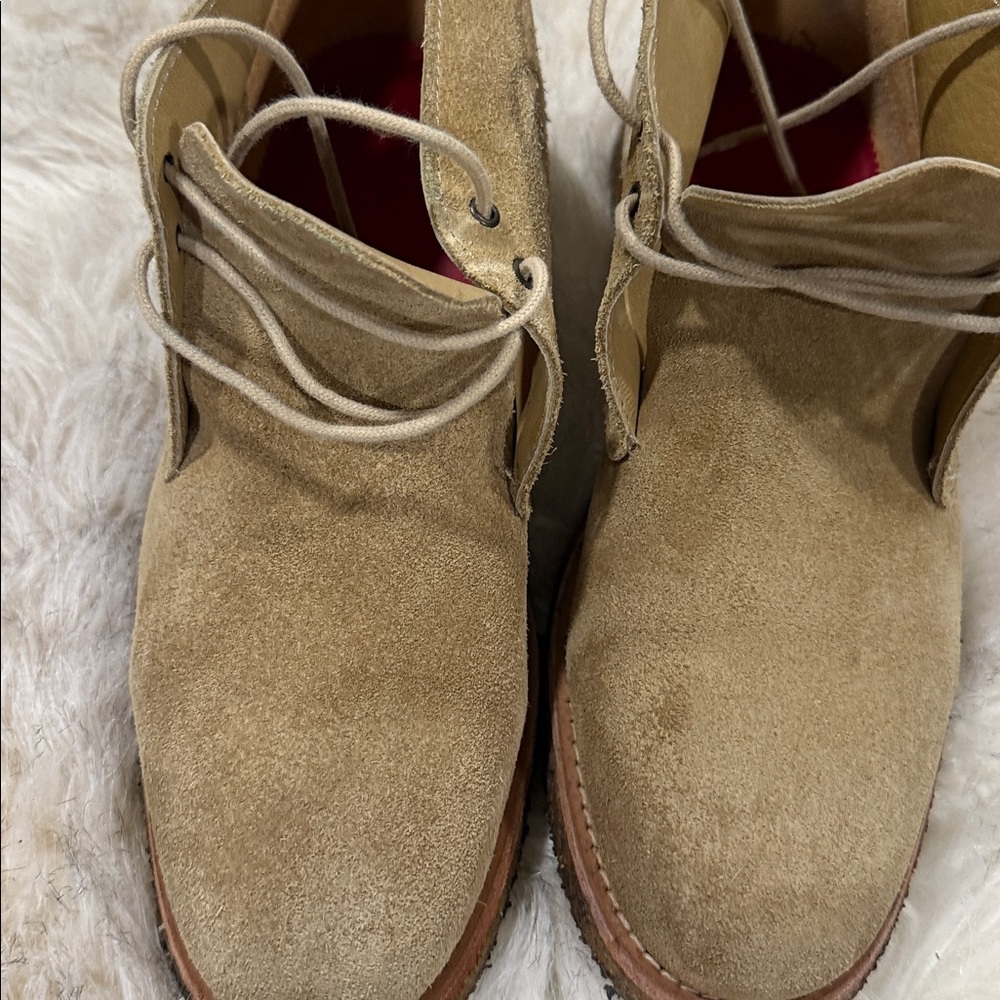 Carolina Herrera Tan Boat Shoes